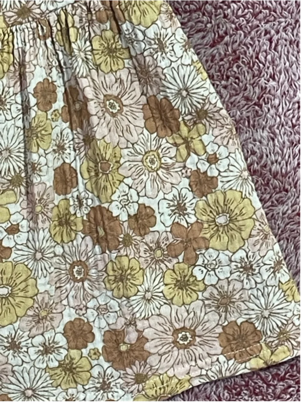 Baby Girls Rabbit+Bear Organic Casual Dress floral 18 month sundress